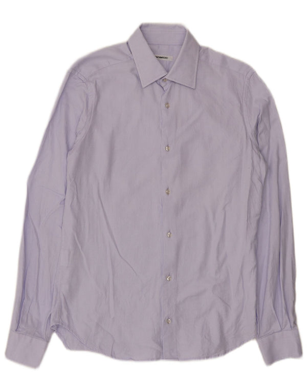 Naracamicie Mens Shirt Small Purple Cotton