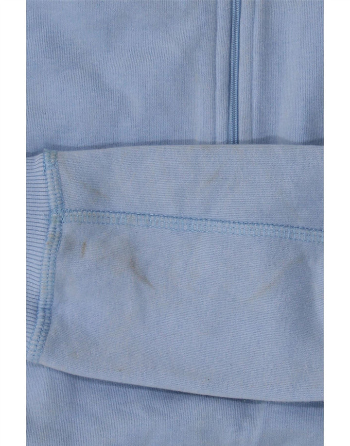 Ellesse Sudadera de gran tamaño con gráfico para mujer UK 10 Small Blue Cotton