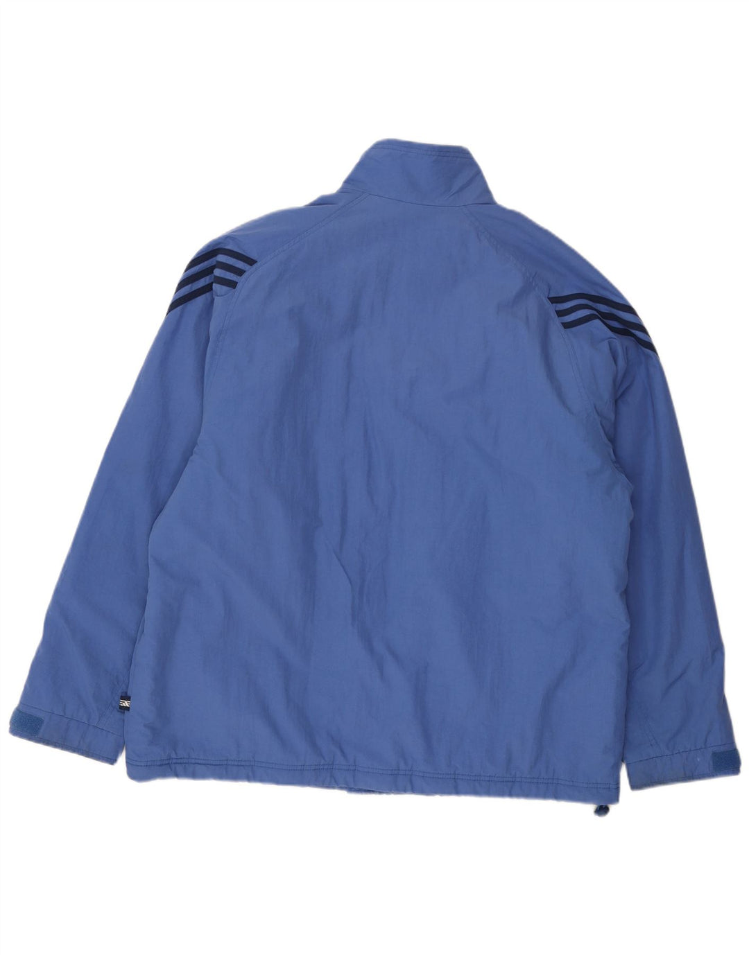 Adidas Chaqueta cortavientos para hombre UK 42/44 Grande Azul Poliéster