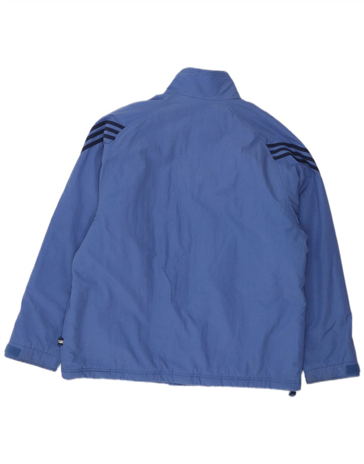 Adidas Chaqueta cortavientos para hombre UK 42/44 Grande Azul Poliéster