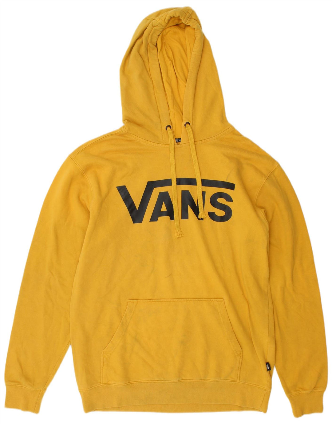 Vans Hombre Sudadera Con Capucha Gráfica Jersey De Algodón Amarillo Medio