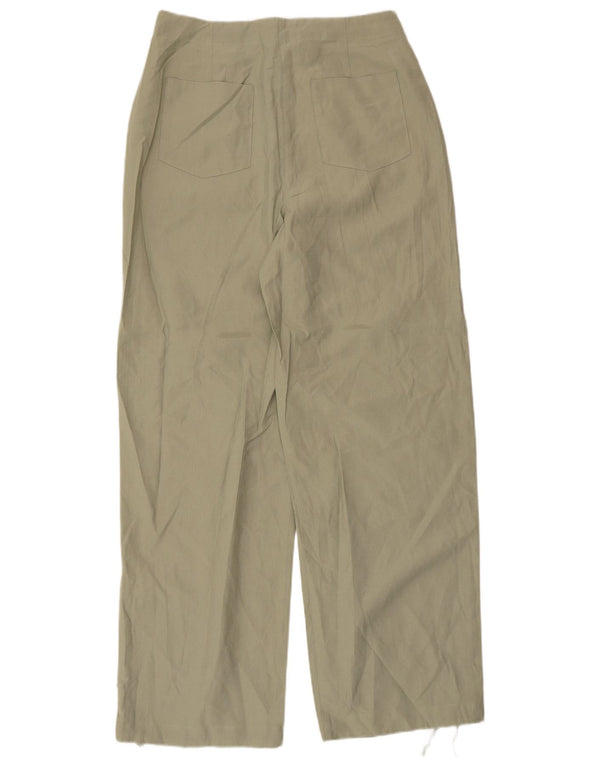 Marks & Spencer Pantalones chinos rectos para mujer UK 10 Small W30 L31 Caqui