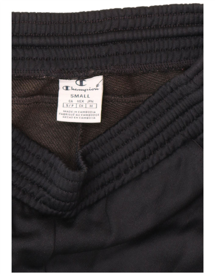 Champion Shorts deportivos con gráficos para hombre, talla pequeña, negro