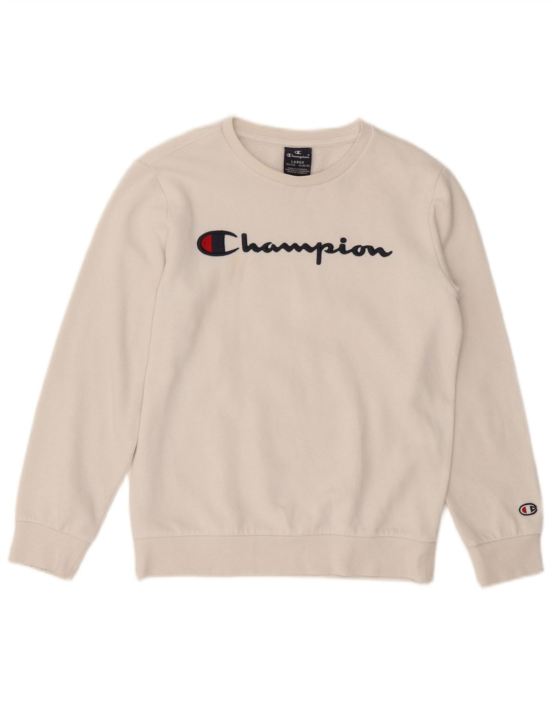 CHAMPION Sudadera con gráfico para niños 11-12 años Grande Blanco