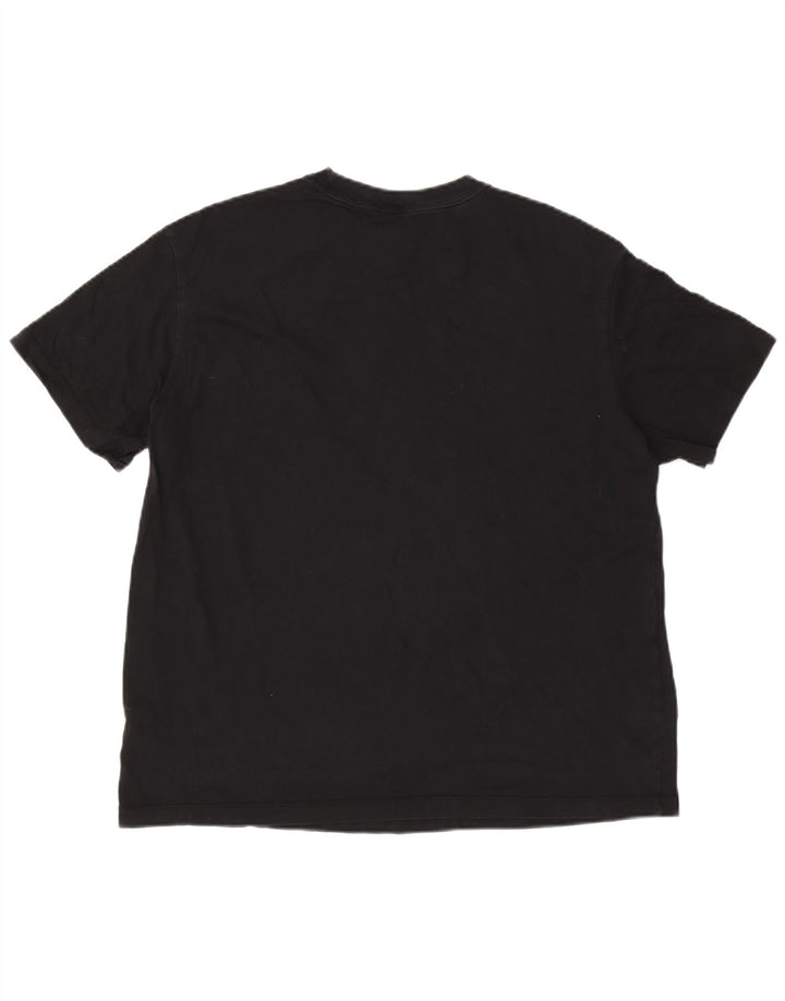 Nike - Camiseta para hombre, talla grande, color negro, algodón