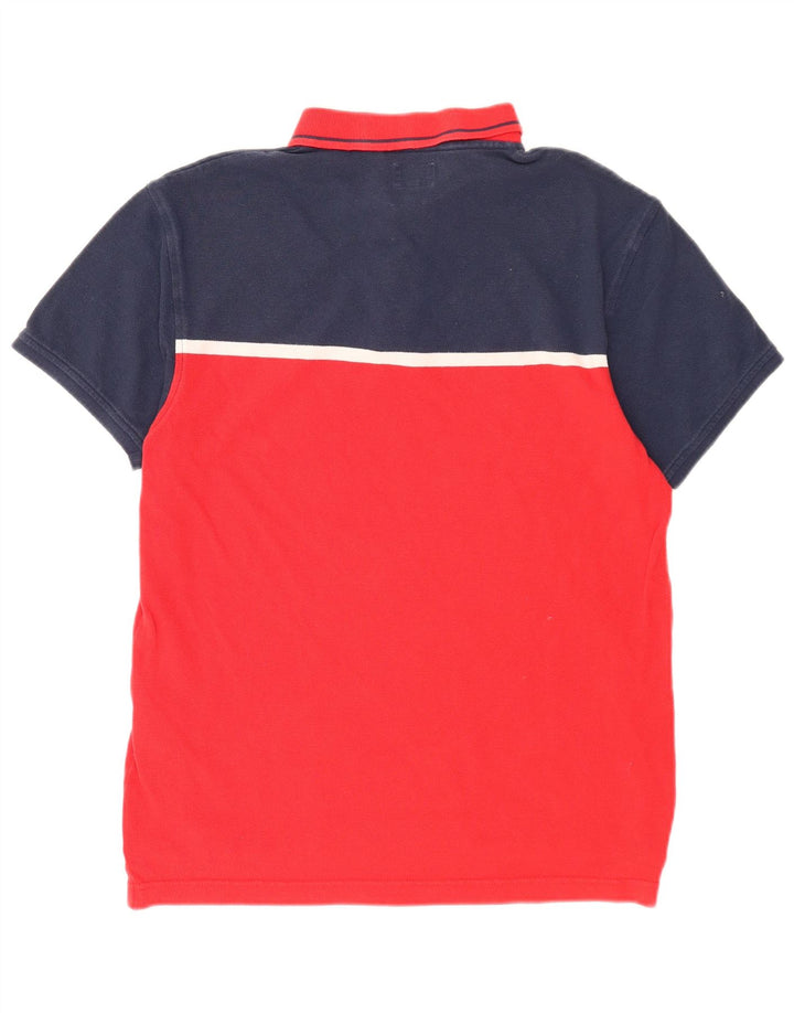 Levi's Polo para hombre de algodón color block en rojo medio