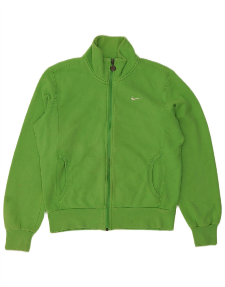Nike - Chaqueta de chándal para mujer, talla 10/12, algodón verde medio
