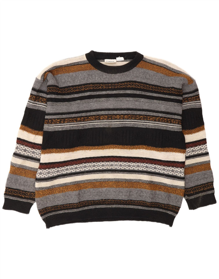 Cambio Jersey de cuello redondo para hombre IT 56 2XL rayas multicolor
