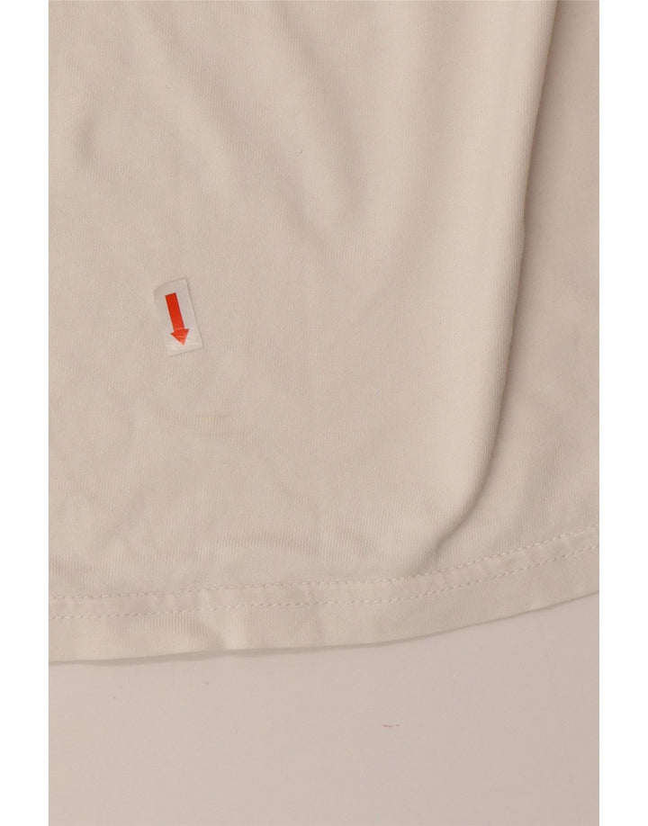 Adidas - Camiseta gráfica para hombre, talla mediana, algodón blanco