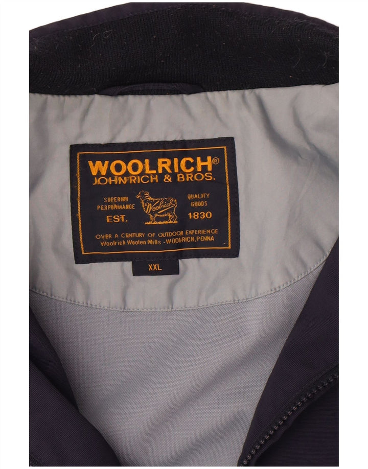 Woolrich Chaqueta Bomber para Hombre UK 44 2XL Azul Marino