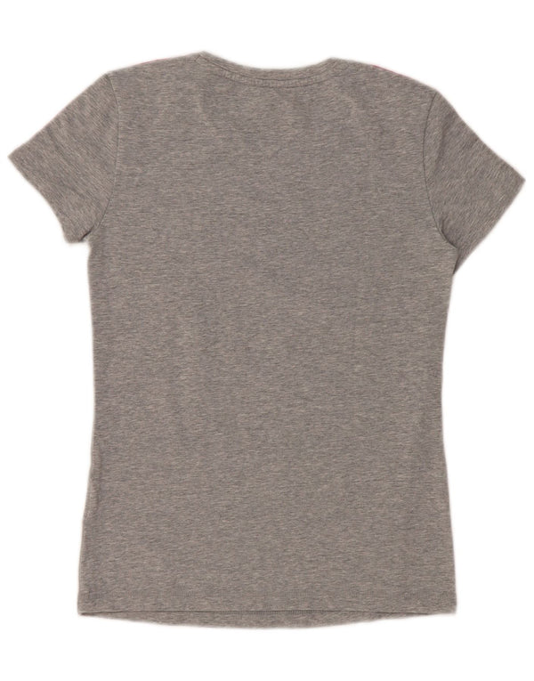 Adidas Mujer Climalite Camiseta Top UK 4/6 XS Gris