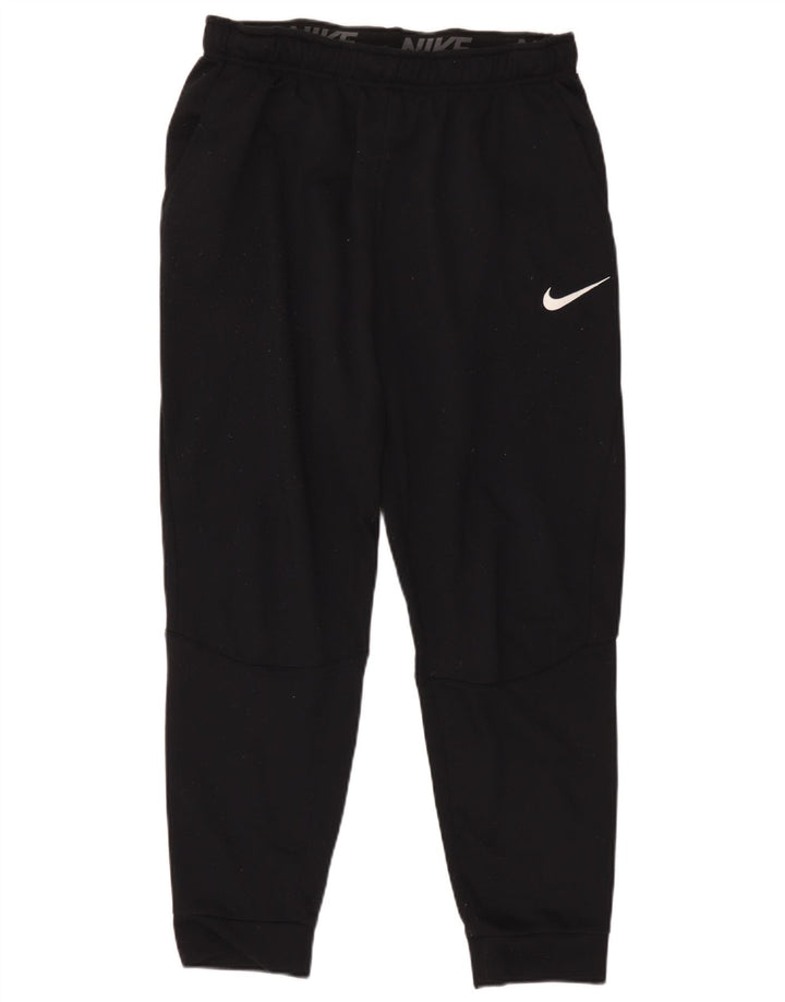 Nike Hombre Dri Fit Chándal Pantalones Joggers Grande Poliéster Negro