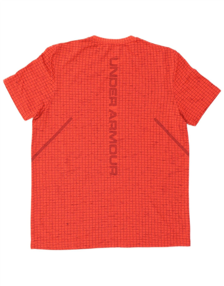 Under Armour - Camiseta gráfica para hombre, talla grande, nailon rojo