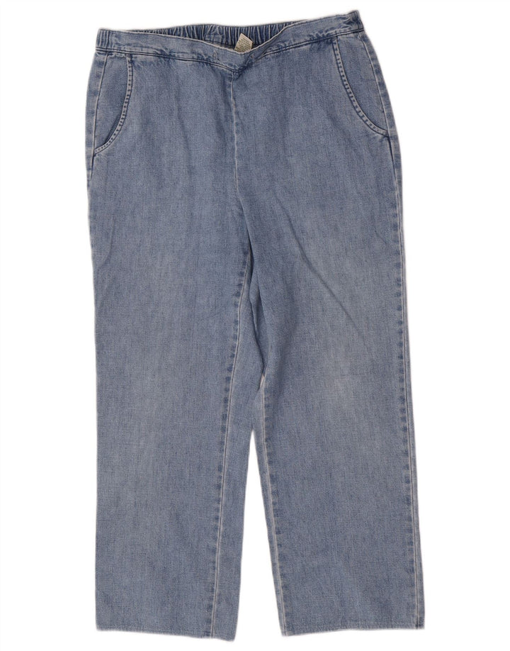 Orvis Jeans Rectos Regulares Para Mujer Pequeños W32 L25 Algodón Azul
