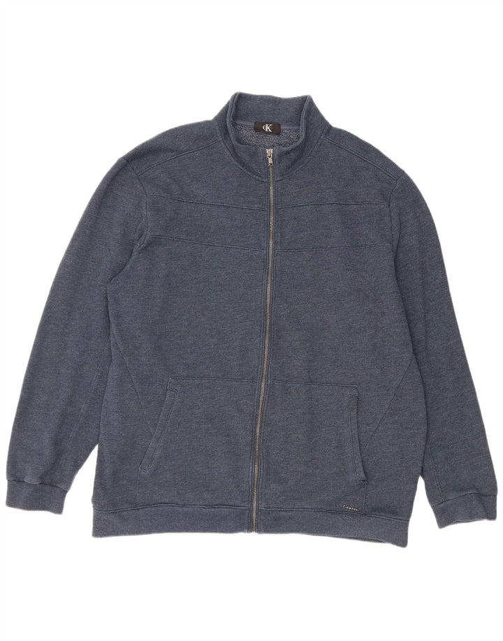 Calvin Klein Hombre Chándal Top Chaqueta XL Azul Marino