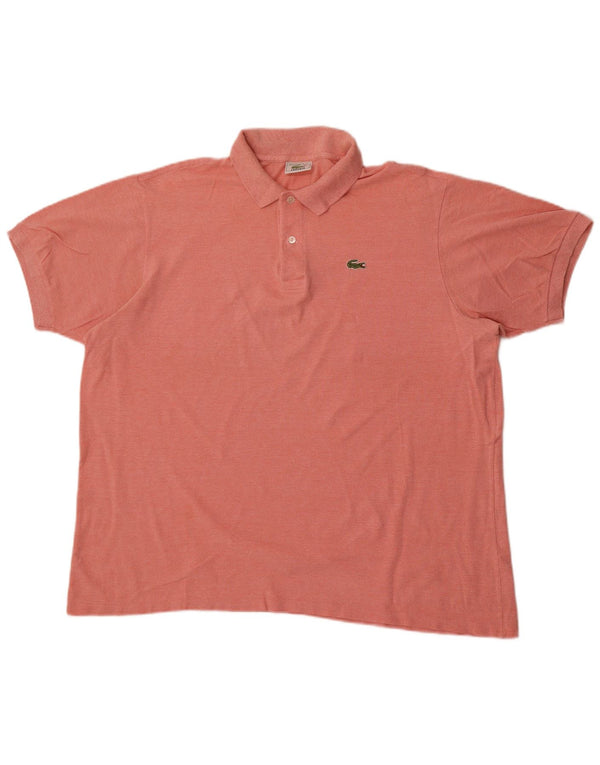 Polo Lacoste para hombre talla 7 2XL rosa