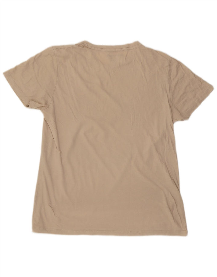 Jack & Jones Hombre Camiseta Gráfica Top Medium Beige