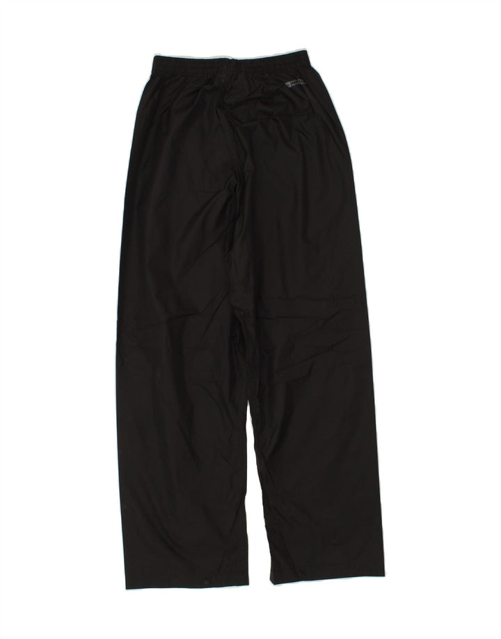 MOUNTAIN WAREHOUSE Boys Tracksuit Trousers 12-13 Years Black Nylon Vintage Mountain Warehouse and Second-Hand Mountain Warehouse from Messina Hembry 