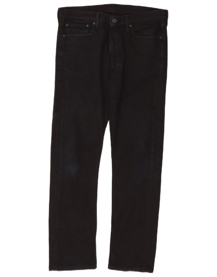 Levi's Vaqueros rectos ajustados 513 para hombre W34 L32 Algodón negro