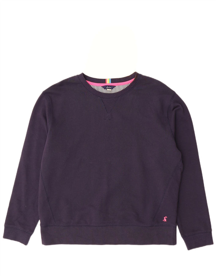 JOULES Sudadera extragrande para mujer UK 12 Medium Azul marino Algodón