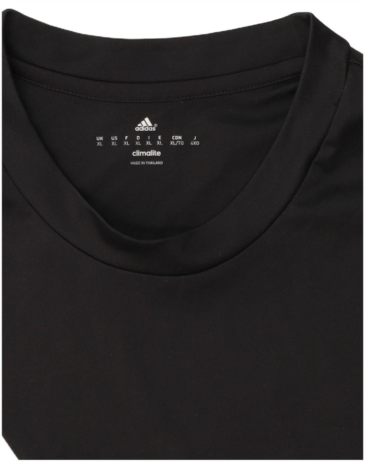 Adidas Hombre Climalite Camiseta Top XL Negro