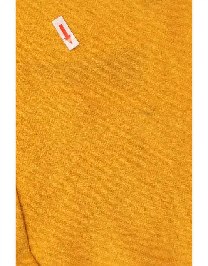 Zara Hombre Sudadera Con Capucha Jumper XL Amarillo Algodón