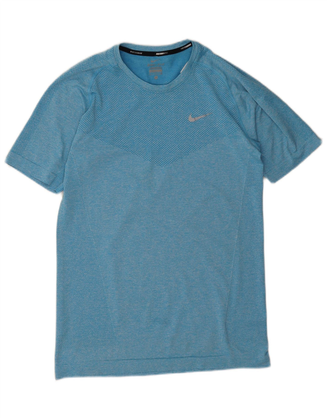 Camiseta Nike Dri Fit para hombre Top pequeño poliéster moteado azul