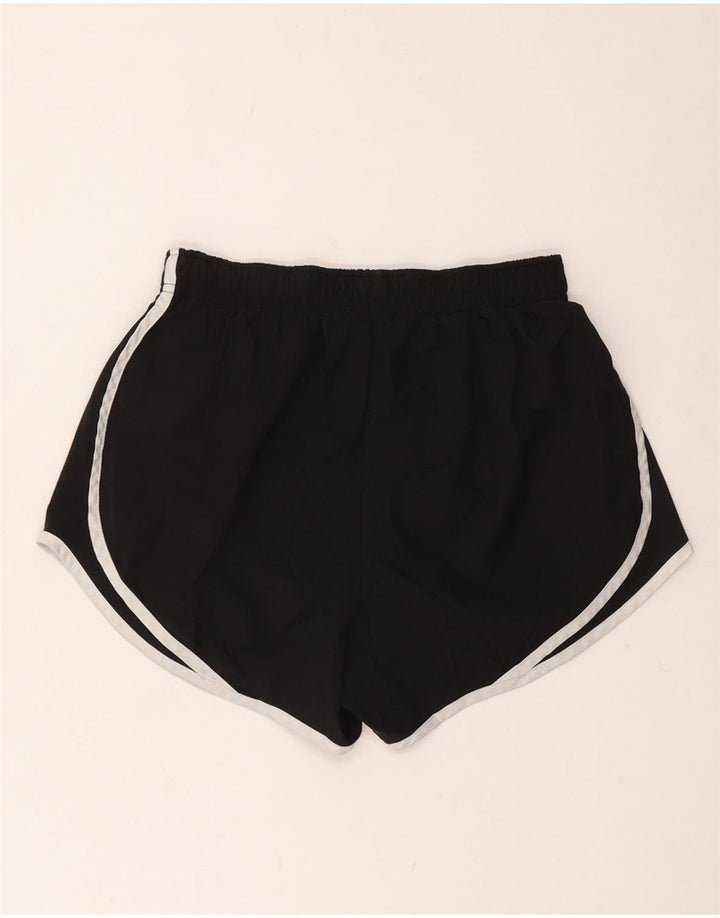 NIKE Pantalones cortos deportivos para mujer UK 8 Small Poliéster negro