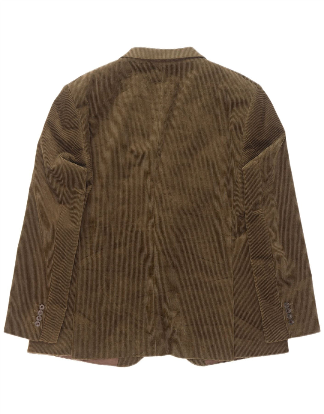Marks & Spencer Chaqueta tipo blazer de pana con 2 botones para hombre, talla 40, color caqui