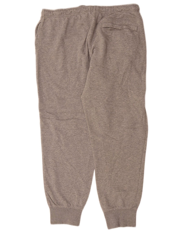 Nike Mens Tracksuit Trousers Joggers Large Grey Flecked Cotton