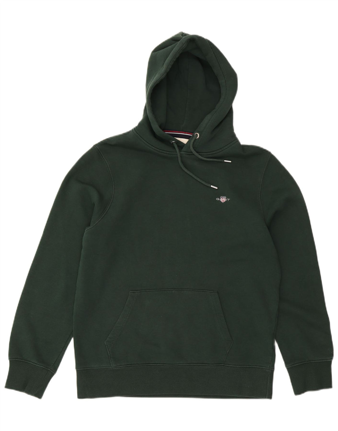 Gant Hombre Sudadera Con Capucha Jersey Verde Medio Algodón