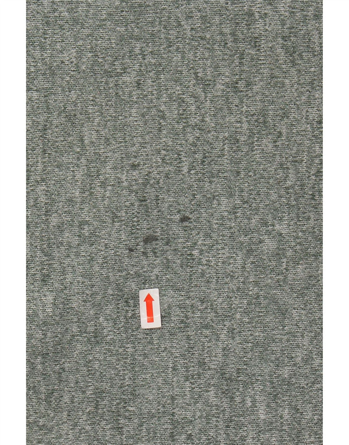 JOULES Hombre Sudadera Con Cremallera Y Cuello Jersey Jersey Grande Poliéster Moteado Verde