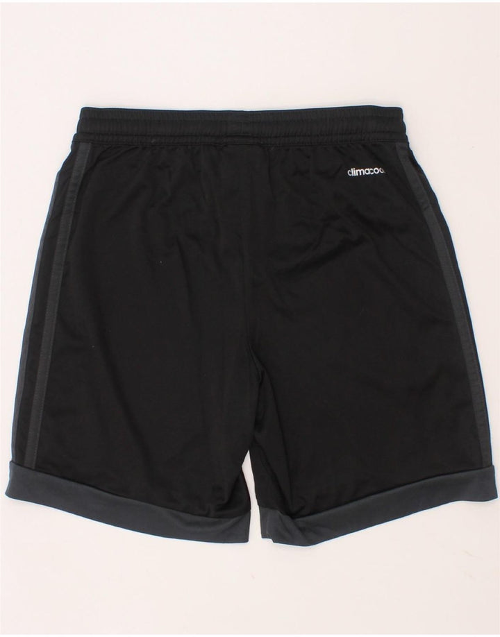 ADIDAS Boys Climacool Sport Shorts 9-10 Years  Black Polyester Vintage Adidas and Second-Hand Adidas from Messina Hembry 