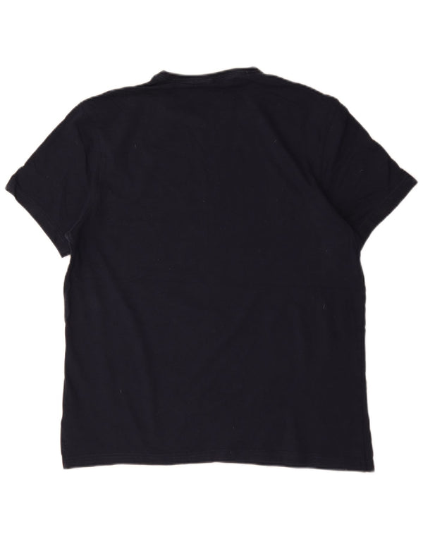 Jack Wills - Camiseta de corte clásico para hombre, talla grande, algodón azul marino