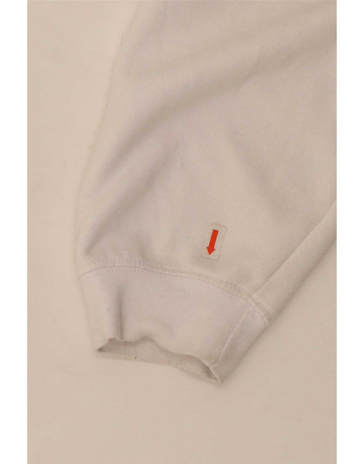 Fila Hombre Graphic Sudadera Jumper Grande Algodón Blanco