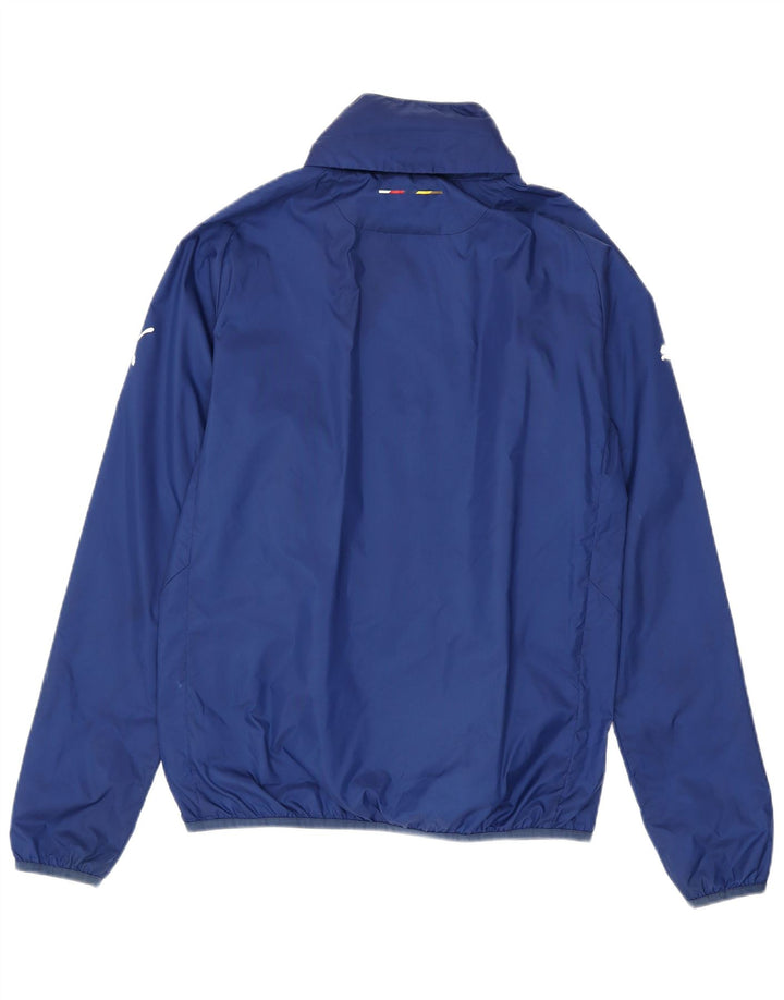 Puma Chaqueta impermeable con capucha Arsenal para hombre UK 38 Medium Blue Nylon