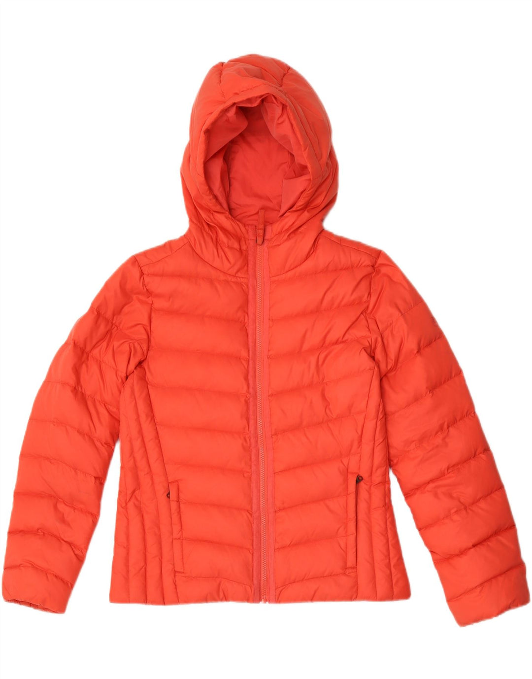 Timberland Chaqueta acolchada con capucha para mujer UK 10 Small Red Nylon