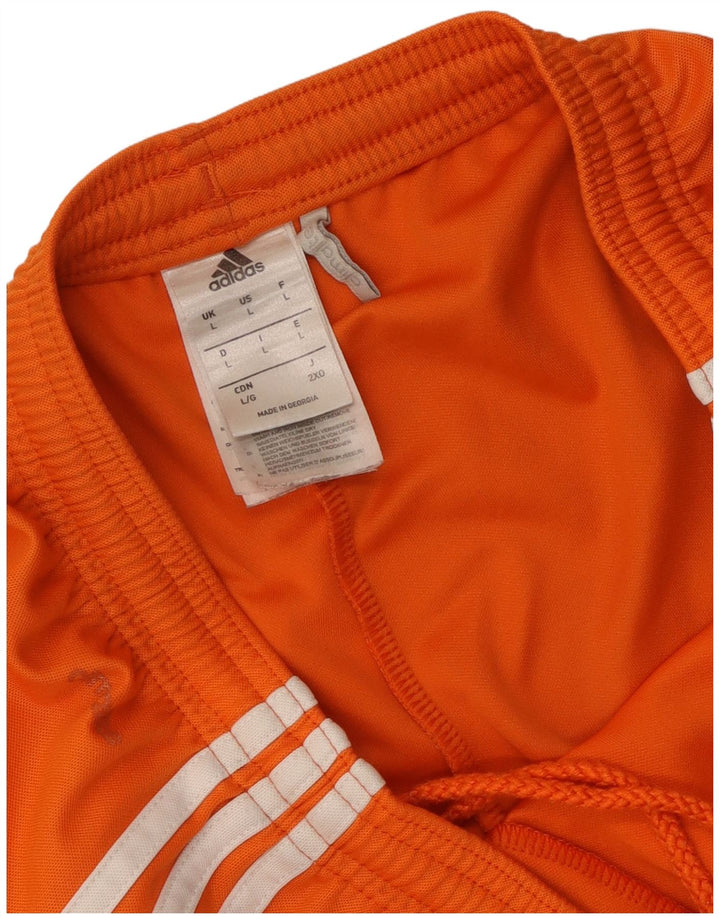 Adidas Mens Climalite Sport Shorts Grande Naranja Poliéster