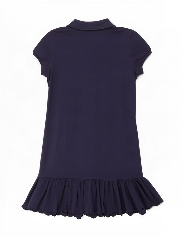 Ralph Lauren Vestido Polo para Niñas 12-13 Años Grande Azul Marino Algodón
