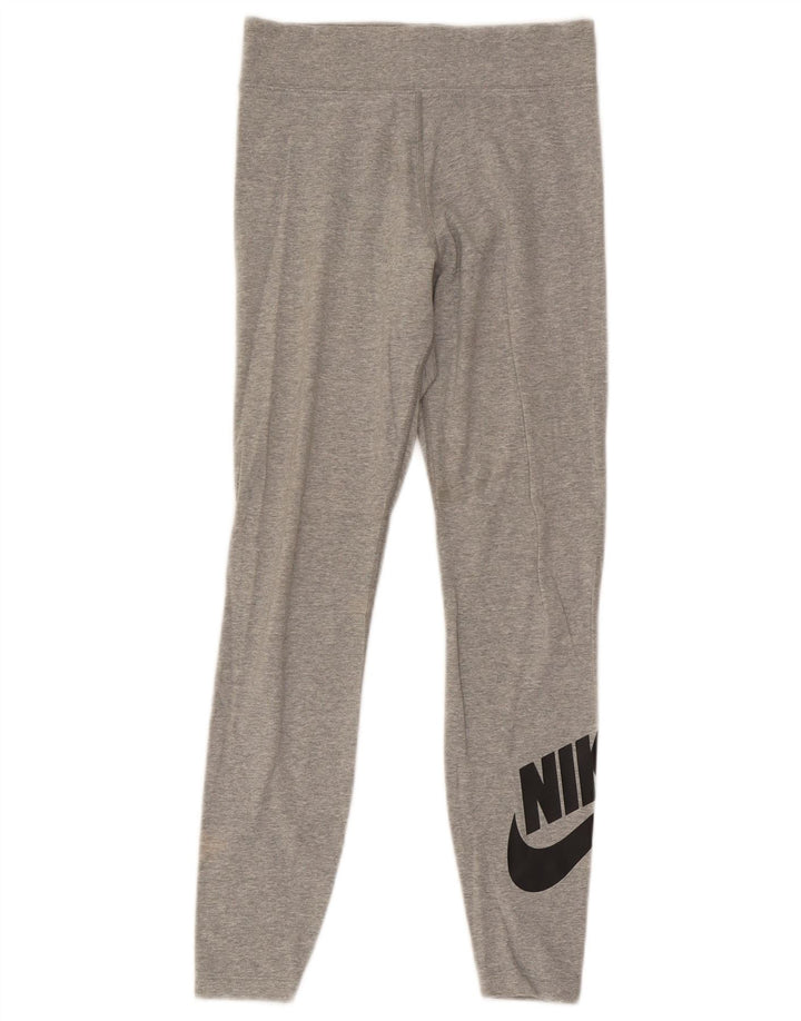 Nike Leggings gráficos para mujer UK 8 Small Gris Algodón