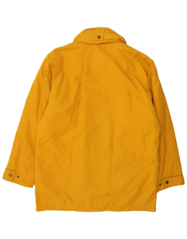 Ciesse Piumini Abrigo cortavientos holgado con capucha para hombre IT 48 Amarillo mediano