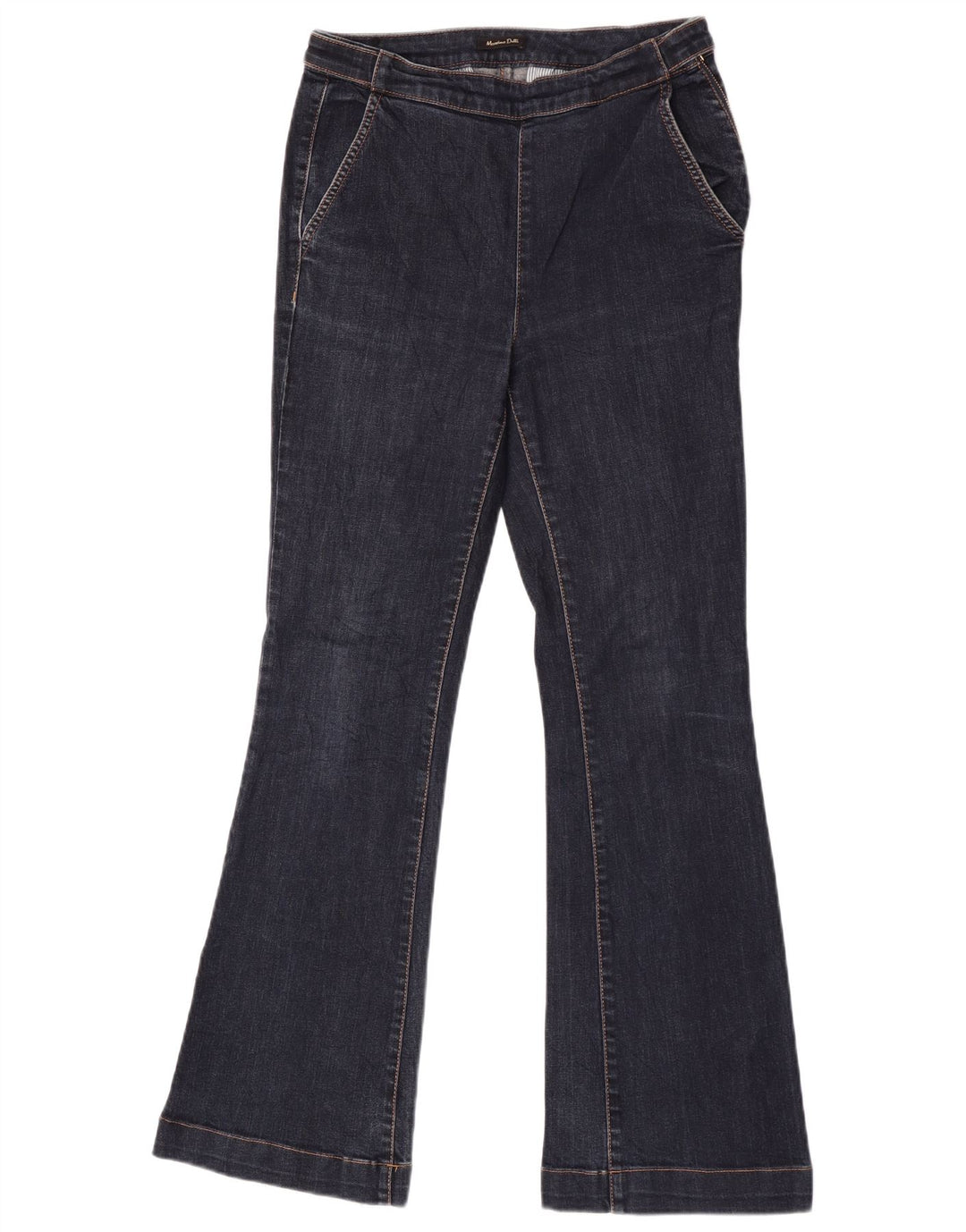 Vaqueros Acampanados Mujer Massimo Dutti EU 36 XS W26 L30 Azul Marino