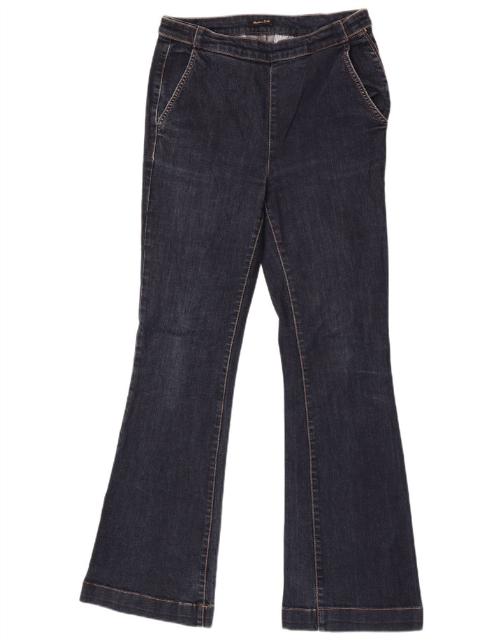 Vaqueros Acampanados Mujer Massimo Dutti EU 36 XS W26 L30 Azul Marino