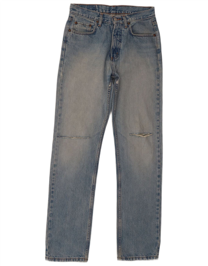 Carrera Jeans ajustados desgastados para hombre W31 L33 Algodón azul