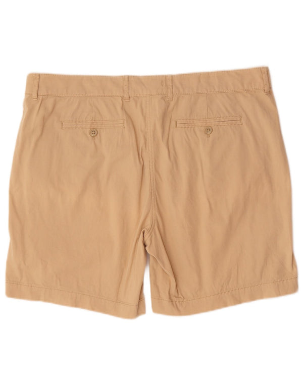 Marks & Spencer Pantalones cortos chinos para mujer UK 46 Large W38 Algodón beige