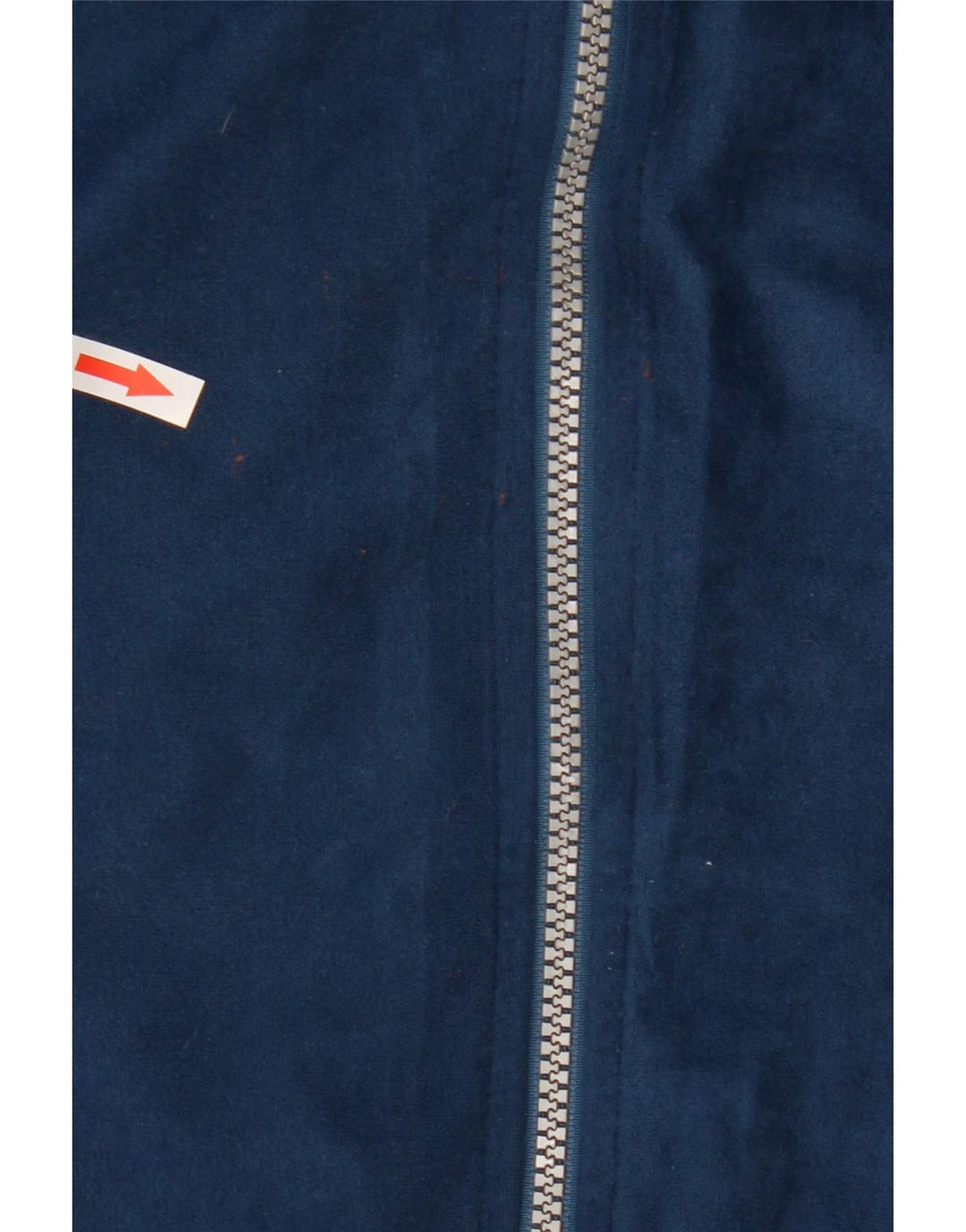 Aesse Mens Velour Chándal Top Chaqueta 2XL Azul Marino Colorblock Poliéster