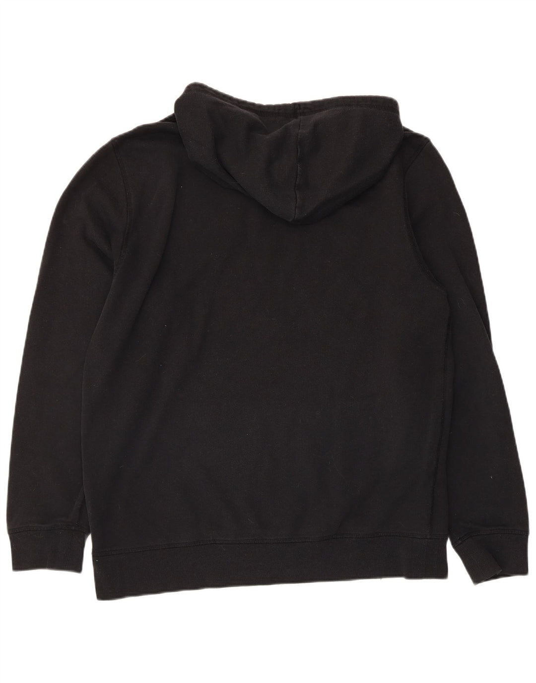 Levi's Jersey con capucha gráfica para hombre, tamaño grande, algodón negro