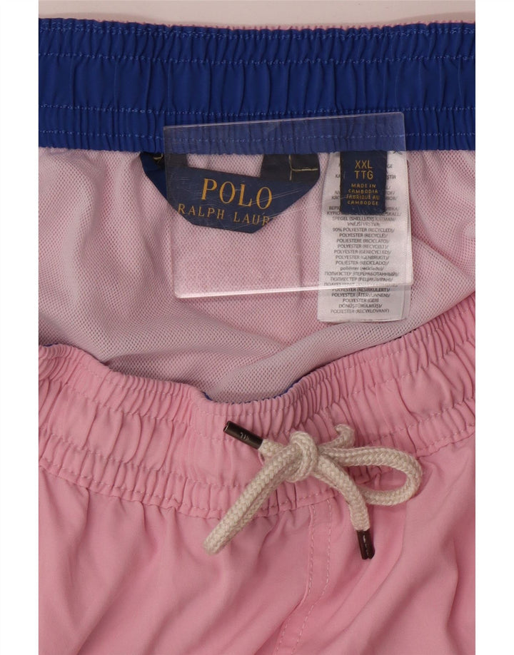 POLO RALPH LAUREN Bañador Hombre 2XL Rosa Poliéster