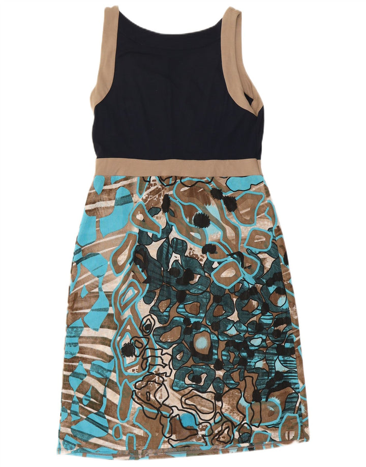 Sandro Ferrone Vestido tubo para mujer UK 42 Medio Multicolor Geométrico