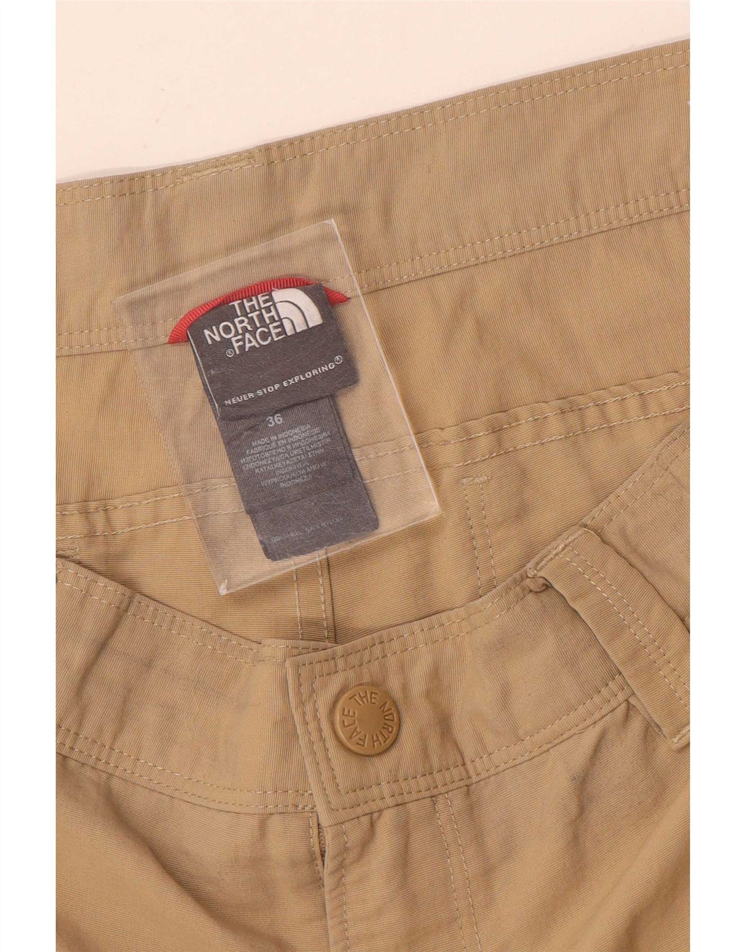The North Face Pantalones cortos cargo para hombre W36 Nylon beige grande